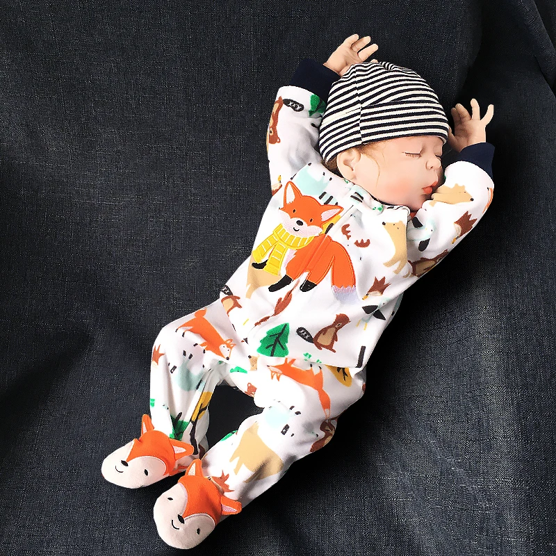 Newborn Baby Clothing Winter Boys Jumpsuit Fleece Overalls Infants Baby Clothes Warm New Born Home Dress Toddler Girls Costume