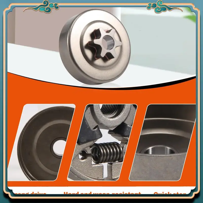 

Новейшая звездочка сцепления 3/8 дюйма для бензопилы Stihl 017 018 021 023 025 Ms170 Ms180 Ms210 Ms230 Ms250 с шайбой E-Clip Kit Repl