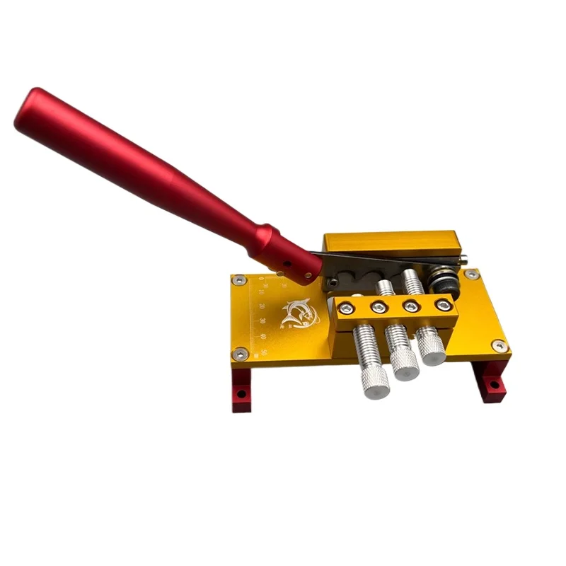 

Professional Lead Wire Cutter with 3-Hole Precise Positioning for 4/5/6.8mm, Manual Cutting Tool for Heat Shrinkable Tube