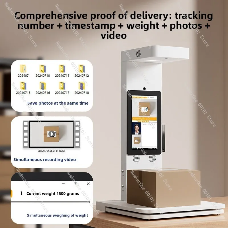 All-in-One Weighing Scanning Camera, Auto Shipping System for Courier E-Commerce