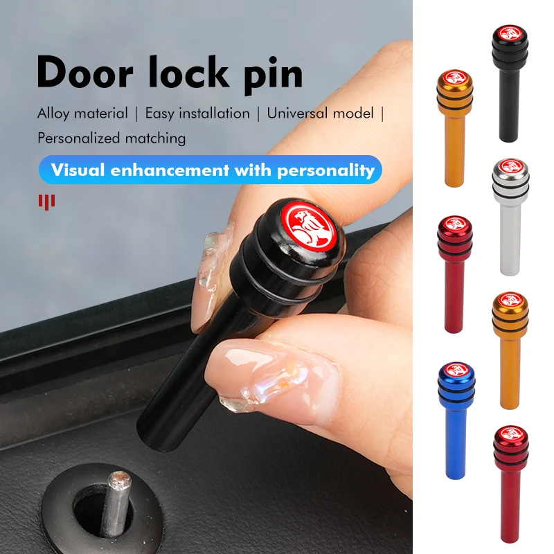 Car Security Door Lock Pins Alloy Knob Pull Pins Accessories For Holden Captiva Commodor VZ VE Colorado Caprice VT VX VU