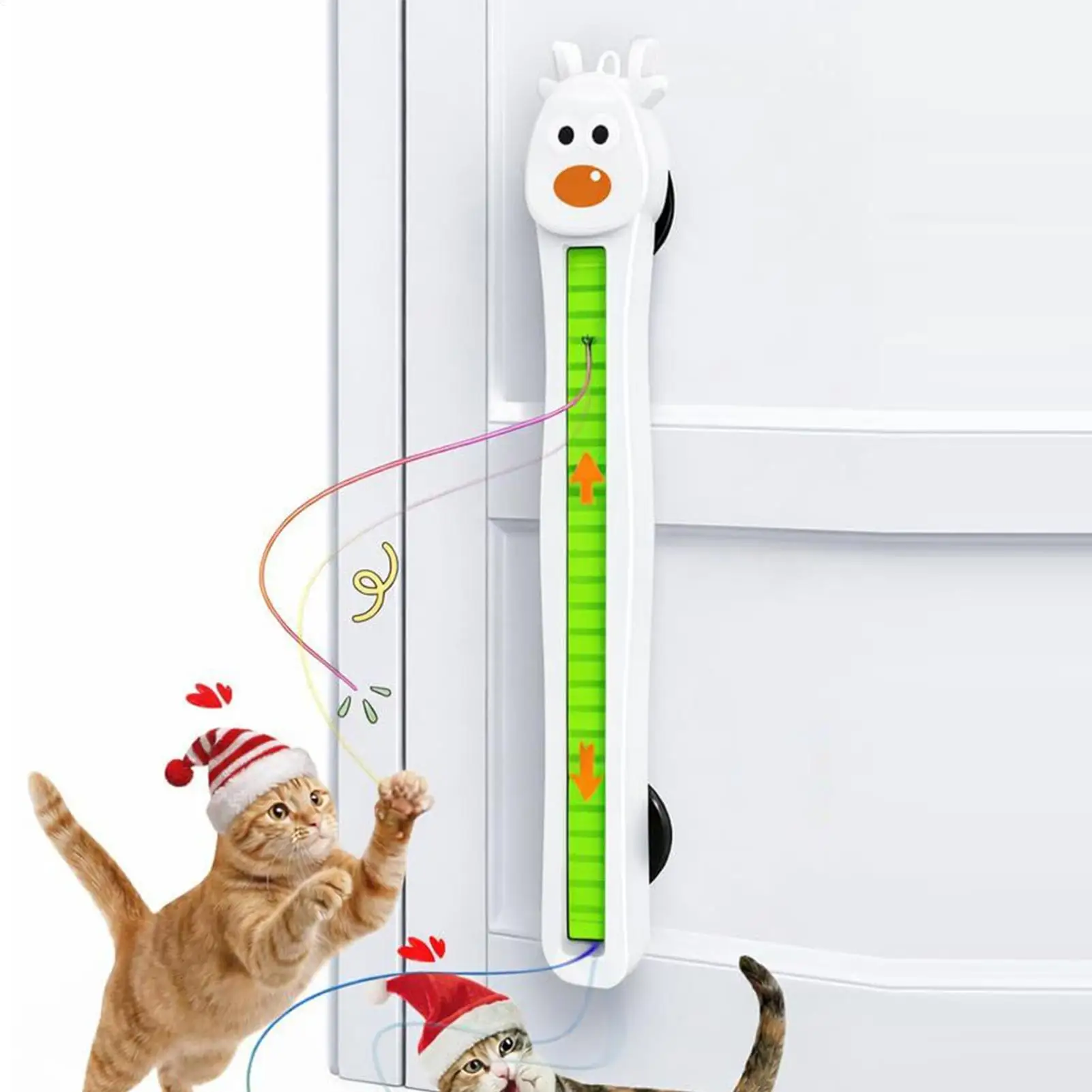 Juguetes Electrónicos para Gatos, Montados en la Pared, con Cuerda Voladora, Interactivos, Recargables, para el Hogar, Sala de Estar y Cocina