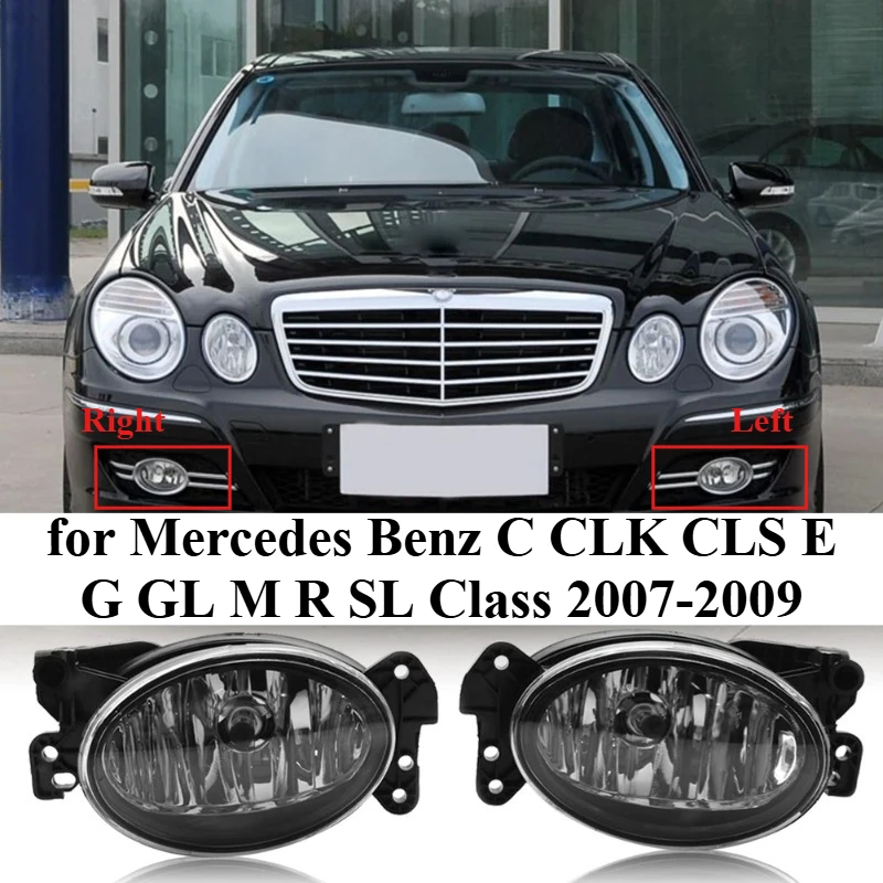 Front Bumper Fog Lamp without Bulbs 1698201556 1698201656 for Mercedes Benz C CLK CLS E G GL M R SL Class 2007 2008 2009 W211