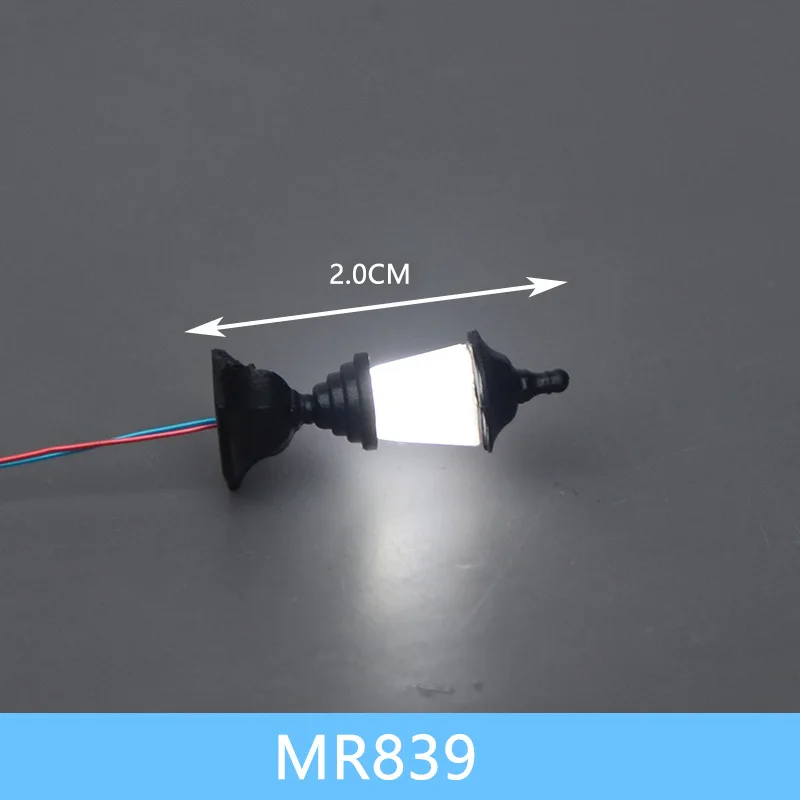 10pcs 3v Miniatur LED leuchtende Gras lampe Kunststoff Modell Kit Maßstab Innenhof Landschafts licht für Diorama Szene Beleuchtung – Detail 7