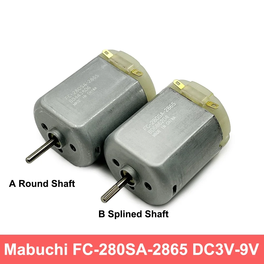 Oringal Japan MABUCHI FC-280SA-2865 Carbon Brush 18mm*24mm Electric Motor DC 3V 6V 7.4V High Speed for RC Toy Car Boat Model