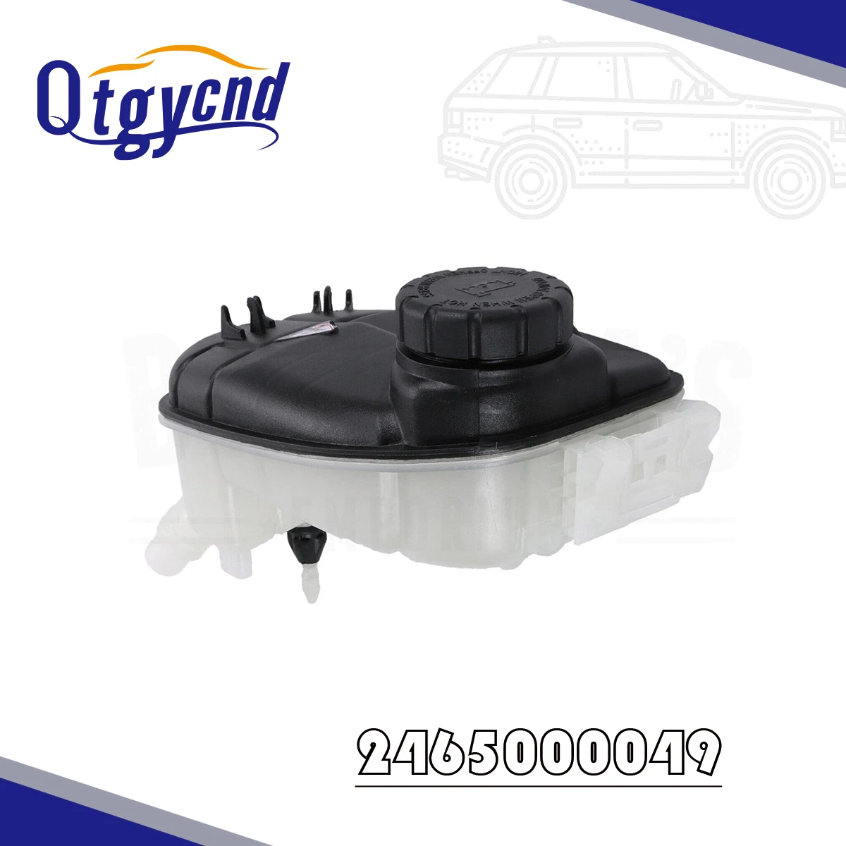 New Engine Coolant Reservoir URO Parts 2465000049 Fits Mercedes A-Class GLA B-Class CLA Febi Coolant Expansion Tank