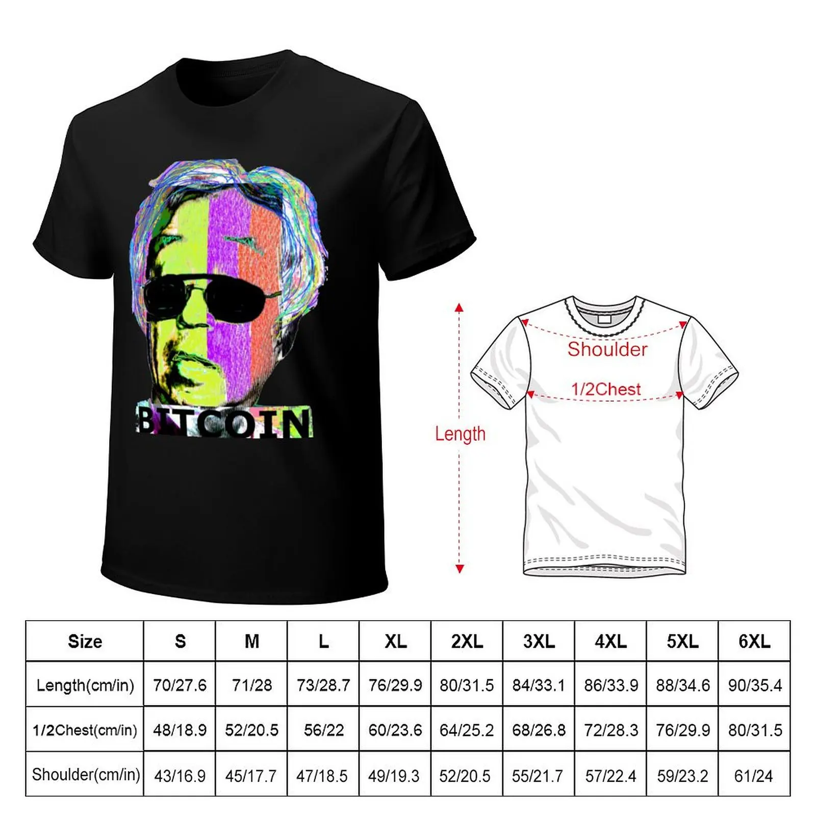 Satoshi Nakamoto bitcoin T-Shirt man t shirt luxury T-Shirt
