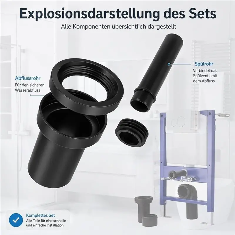 Y42A-Toilet Connection Set,For Geberit Toilet Connection Pipe