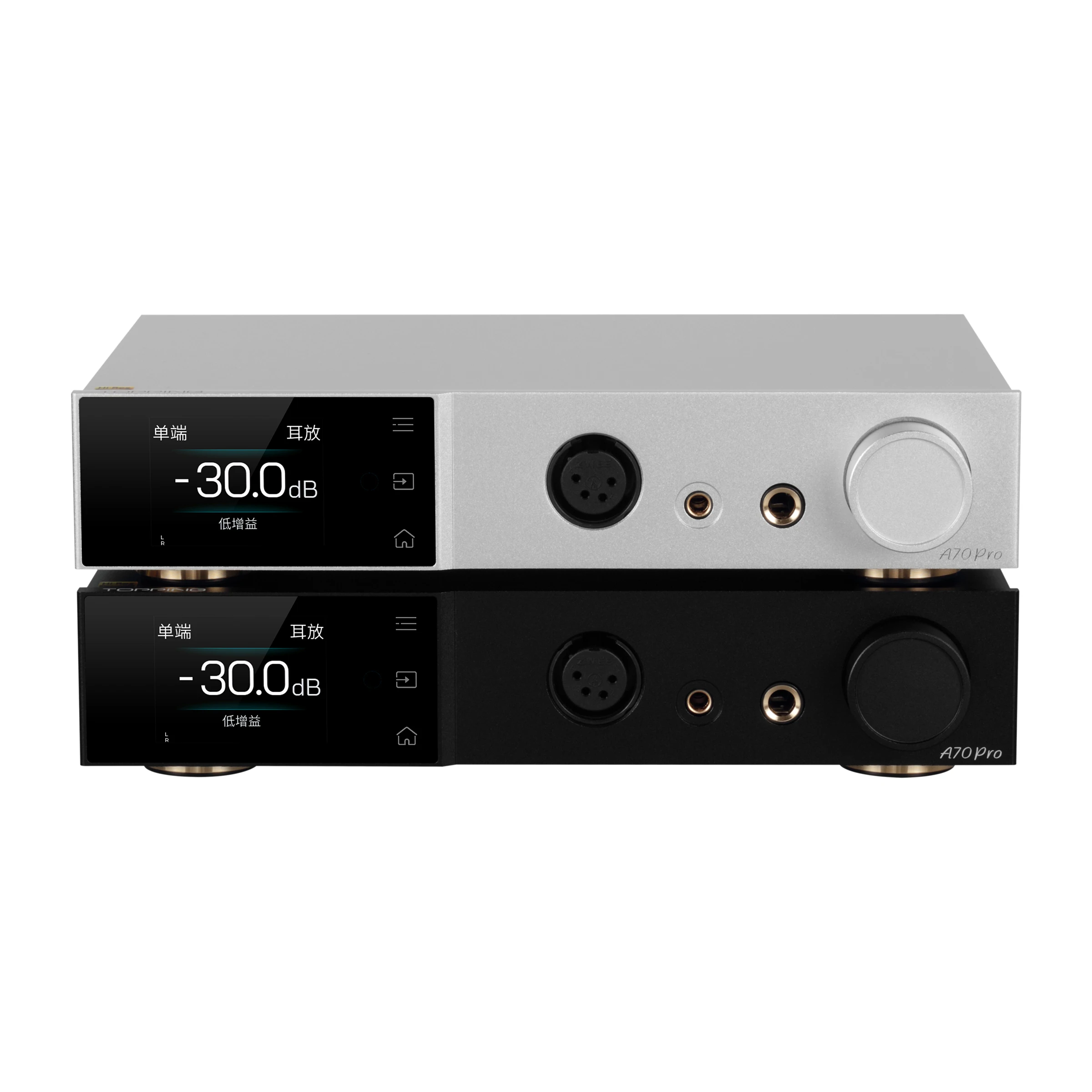 TOPPING A70 Pro Fully Balanced Headphone Amplifier 17000mW*2 Relay Volume Control Pre Amp wiht Remote Control A70Pro