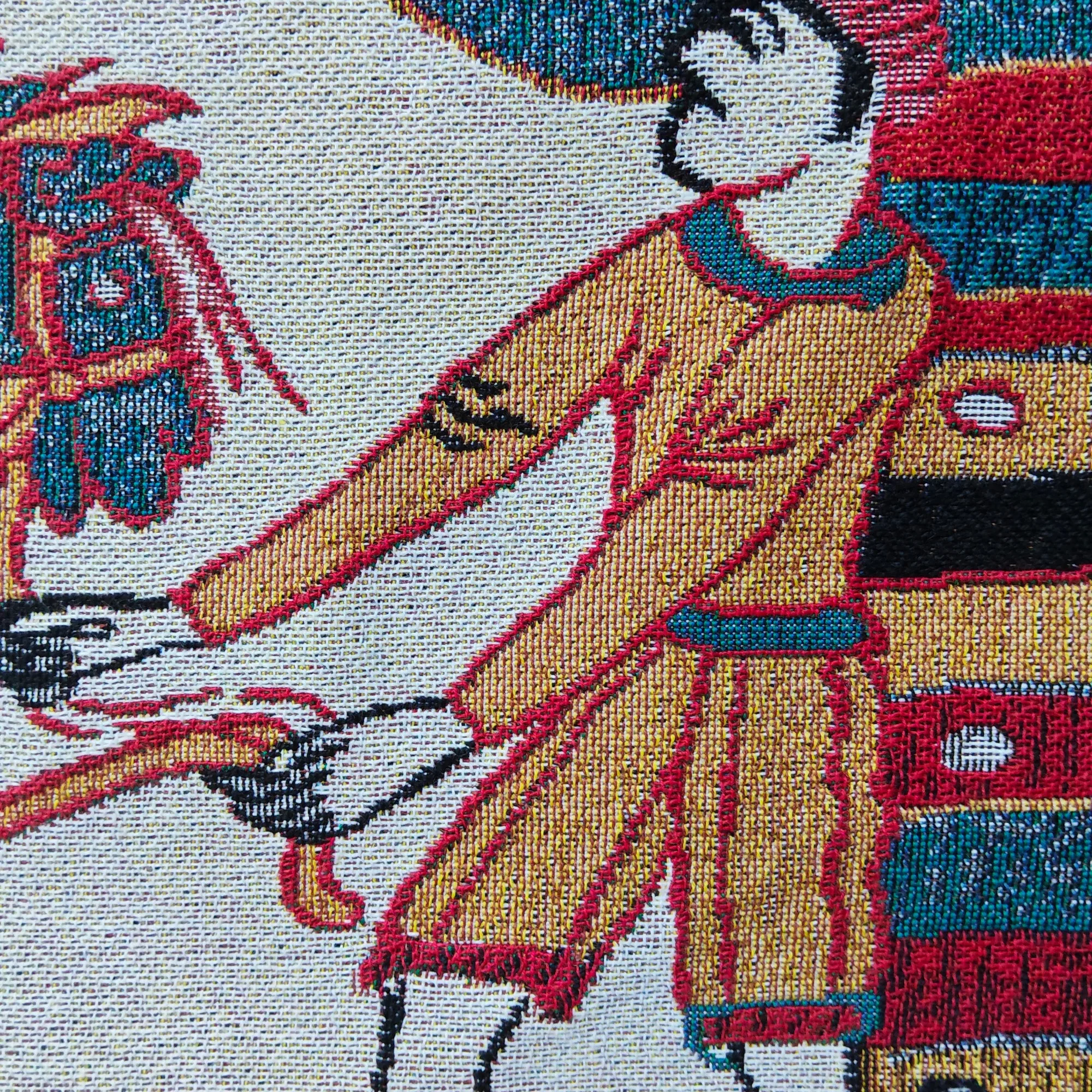 Belgium Jacquard Tapestry The Sitting Room And The Bedroom Mural Cloth Art The 11th Century Bayeux Tapestry 80X140CM GT-YB101