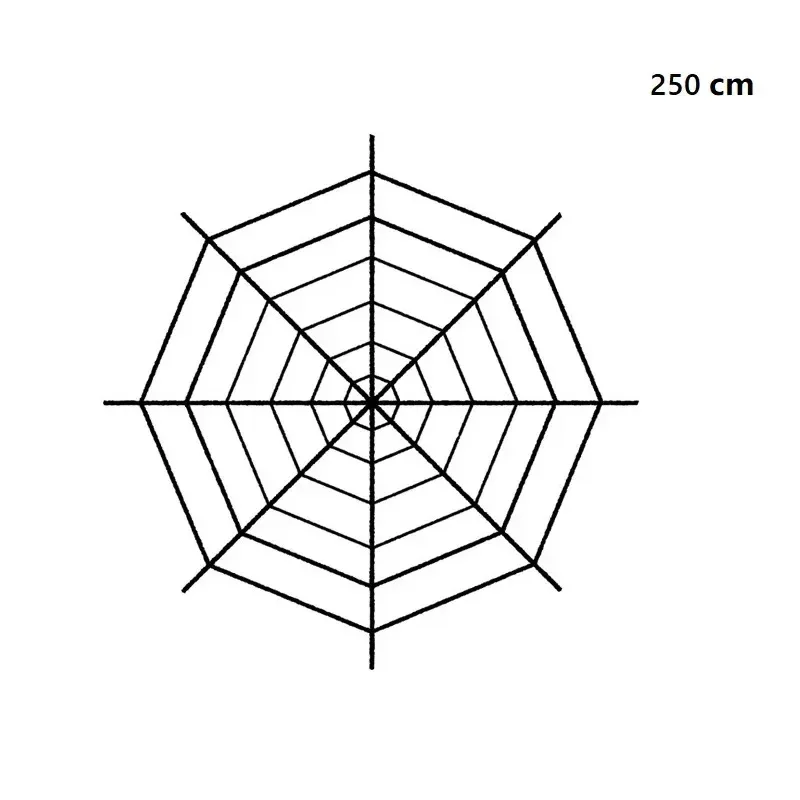 Halloween schwarze gruselige riesige Spinne, riesiges Spinnennetz, Halloween-Dekoration für Zuhause, Bar, Spukhaus-Requisiten, Urlaubs-Außendekoration