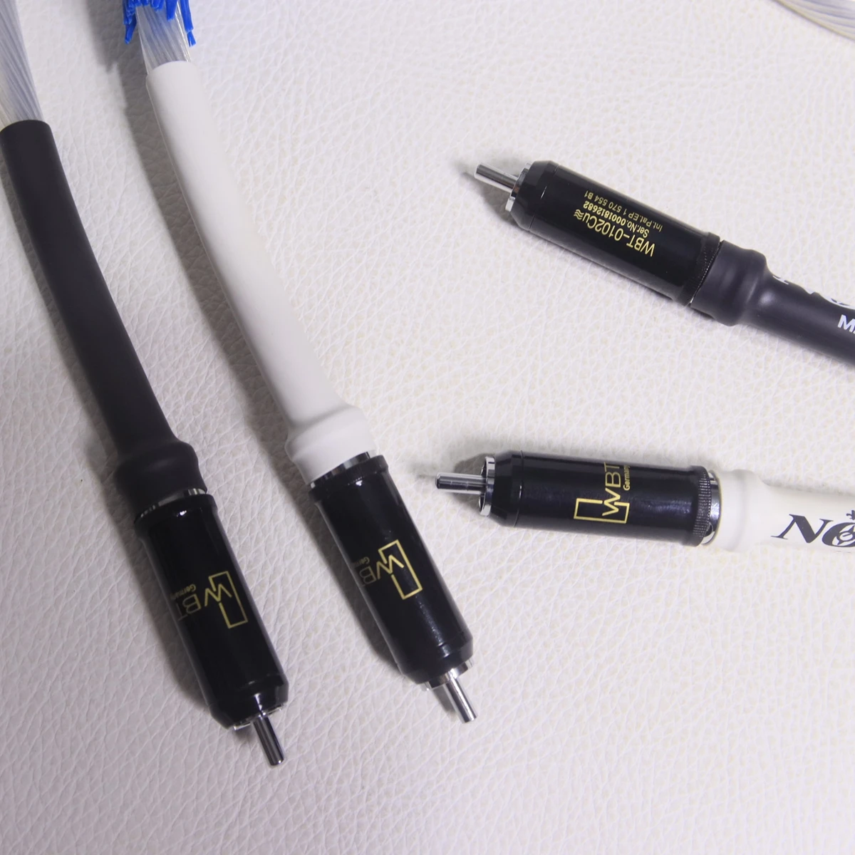 Perfect replica Od2 HiFi RCA Cables Sterling Silver Audio Cable CD Amplifier Cable with High Performance WBT Rhodium Plated Plug
