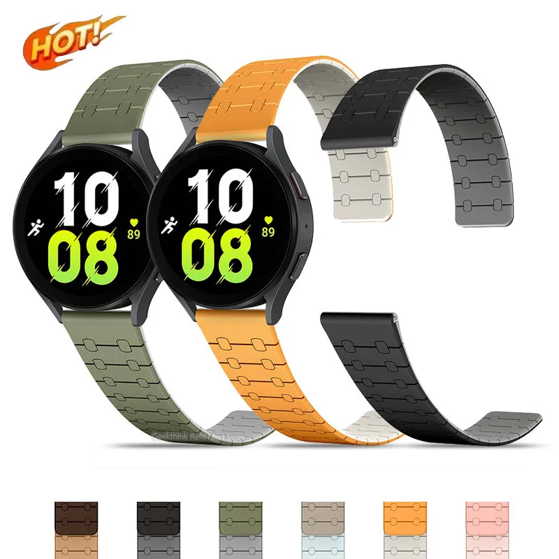 

Silicone Magnetic Strap For Huawei GT 2 3 46mm 4 4 Pro Wristband Watch3 GT2 2e 22mm bracelet For Galaxy Watch3 45mm Gear S3 Band