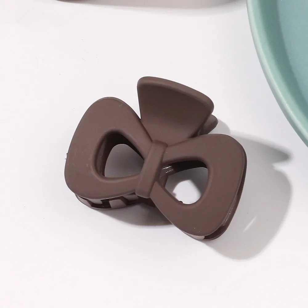 New Fashion Small Geometry Solid Colour Clip Hairpin for Women