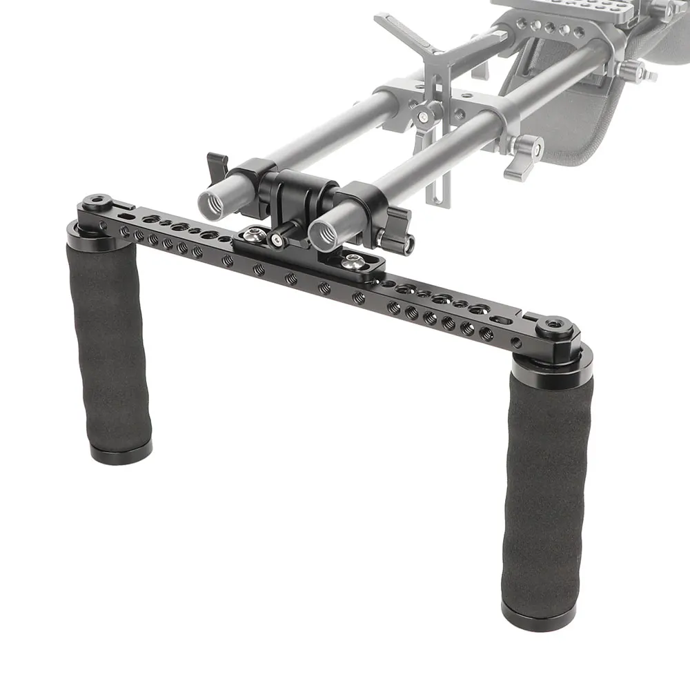 

Передняя губчатая ручка для плечевой фотографии HDRig с зажимом для стержня 15 мм и сырным стержнем 270 мм для плечевой установки камеры DSLR