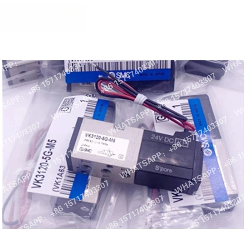 Фото 2 шт. 5-портовые электромагнитные клапаны VK3120 -5G-M5 -5GS-M5 -5D-M5 -5G-01 -5DZ-M5 -4DZ-01 -3DZ-M5 -3DZ-01 -3G-01