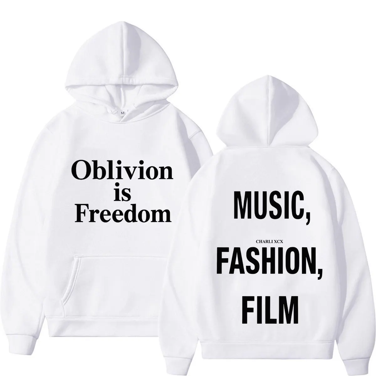 CHARLI XCX Album Music, Fashion, Film Tour 2026 Print Hoodie Men Women Fashion Pullover Casual Hip-hop Sweatshirt Fan Gifts