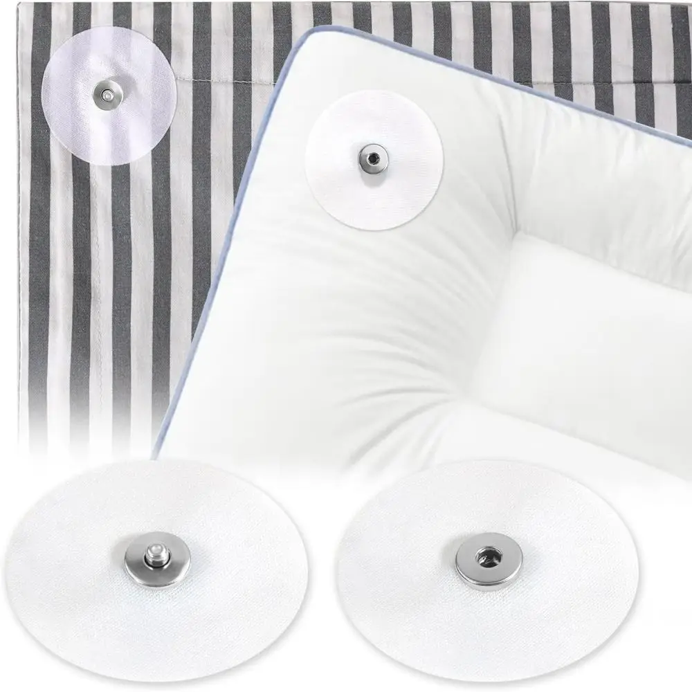 16Pcs Metal Duvet Cover Snaps Clips No More Shifting Clip in Place Corner Keepers Holds Easy to Install Fit All Thickness