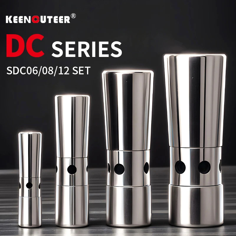 DC Collet Accuracy 0.005 Pull Back High Precision Collet Tool Holder Collet CNC Lathe Chuck Collet DC6 DC8 DC12