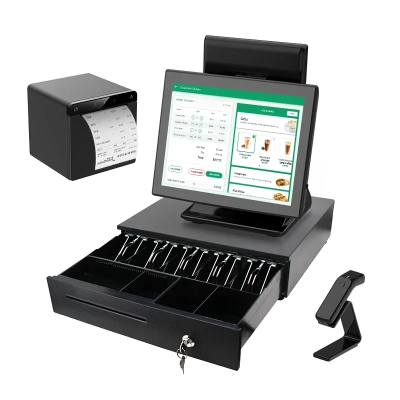 

High Quality popular retail pos all in one pos machine price cash register for restaurant supermarket retail