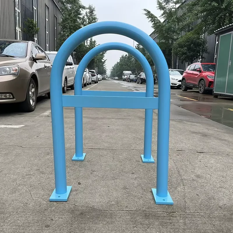 U-Shaped Bicycle Parking Rack Streets Stainless Steel Vehicles to Prevent Theft Street Parking Rack