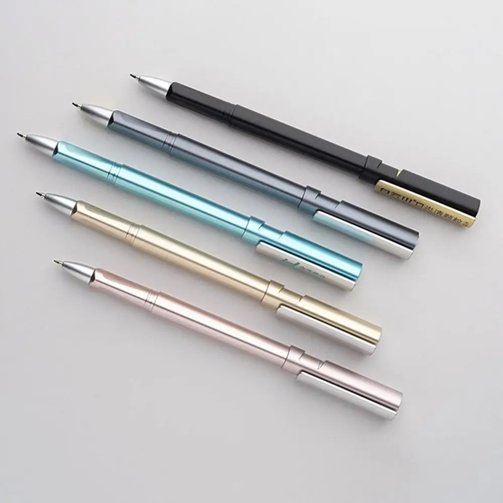

Phone Holder Metal Signature Pen Frosted Spray Paint Neutral Pen Luxury 5 Colors Ballpoint Pen Men's Business