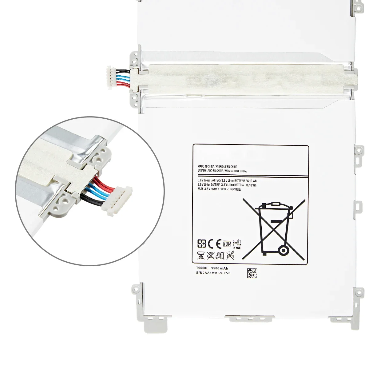 Brand New Tablet T9500E T9500K T9500C T9500U Battery 9500mAh For Samsung Galaxy Note 12.2 P900 P901 P905 T900 P900