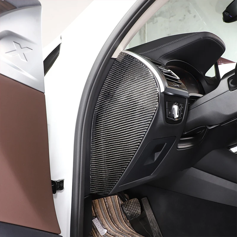 

Для BMW X3 G01 2018-2023 мягкая углеволоконная Автомобильная приборная панель обе стороны дверь Противоударная крышка отделка стикер автомобильные аксессуары