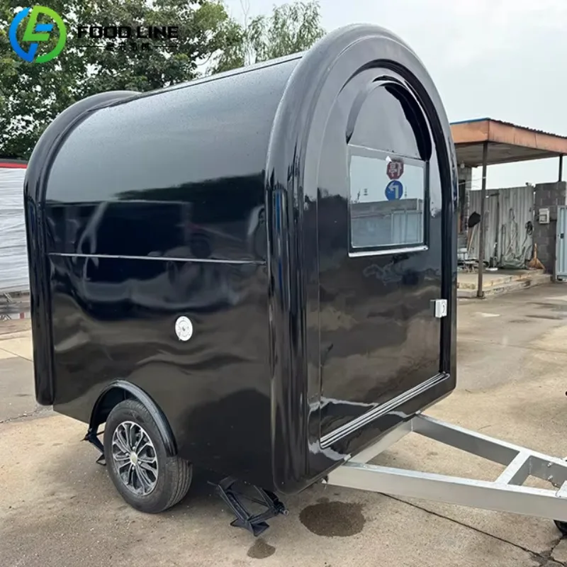 Custom Event Food Trailer Truck Mobile Pizza BBQ Ice Cream Buy USA Approved French Standard For Business Catering Price