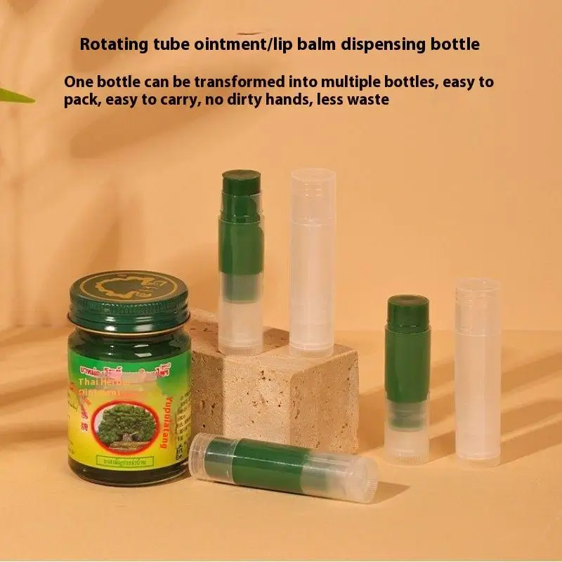 6Pcs 5g Round Direct Hot Filling Lipstick Tube Lip Balm Container Empty Lipstick Shell Packaging Homemade