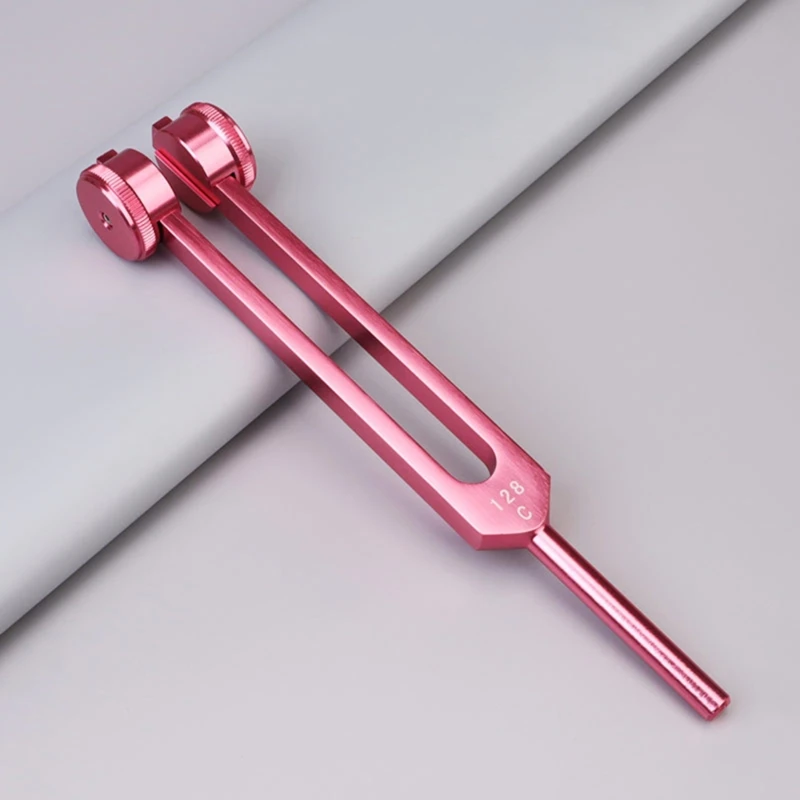 Tuning Fork 256 Hz Tuning Fork Aluminum Alloy Clinical Grade Nerve/Sensory with Hammer & Repair Tool Ear Cleaning