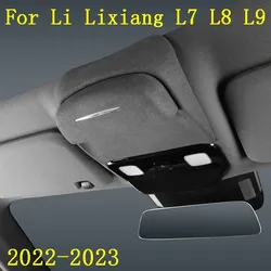 Car Glasses Case For Li Lixiang L7 L8 L9 2022 2023 Car Sunroof Fur Sunglasses Storage Box Car Accessories