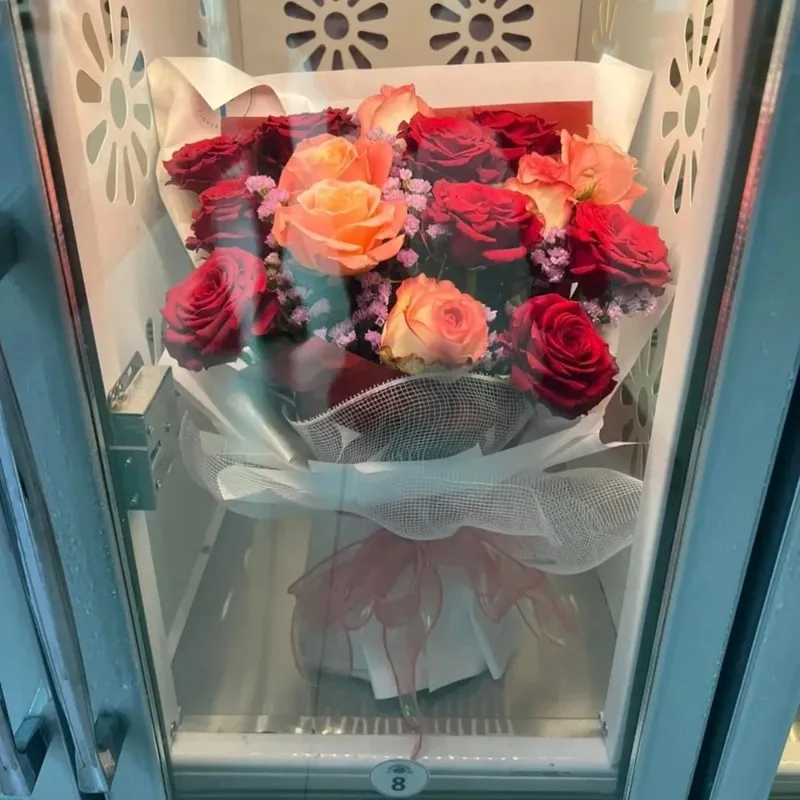 2026 Digital Flower Combo Vending Machine Self-Service with Coin Qr Code
