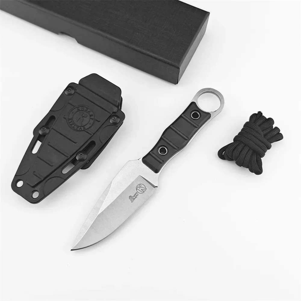 

Russian Kizlyar Fixed Blade Knife High Hardness Outdoor Camping Knife 440C Blade Nylon Fiber Handle EDC Hunting Survival Tool