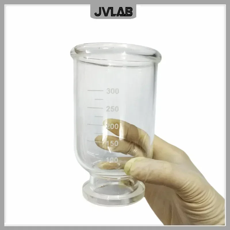 Glass Top Cup 300ml For Vacuum Filtration Apparatus Universal Filter Cup Sand Core Liquid Solvent Filter Unit Device Accessories