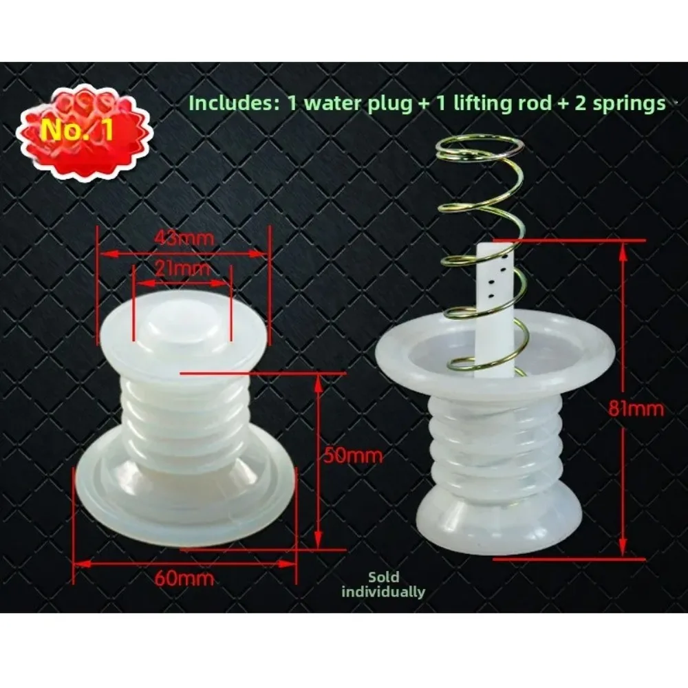 1 pieza es adecuada para drenaje semiautomático de lavadora doble cilindro, tapón agua, resorte drenaje, tirante
