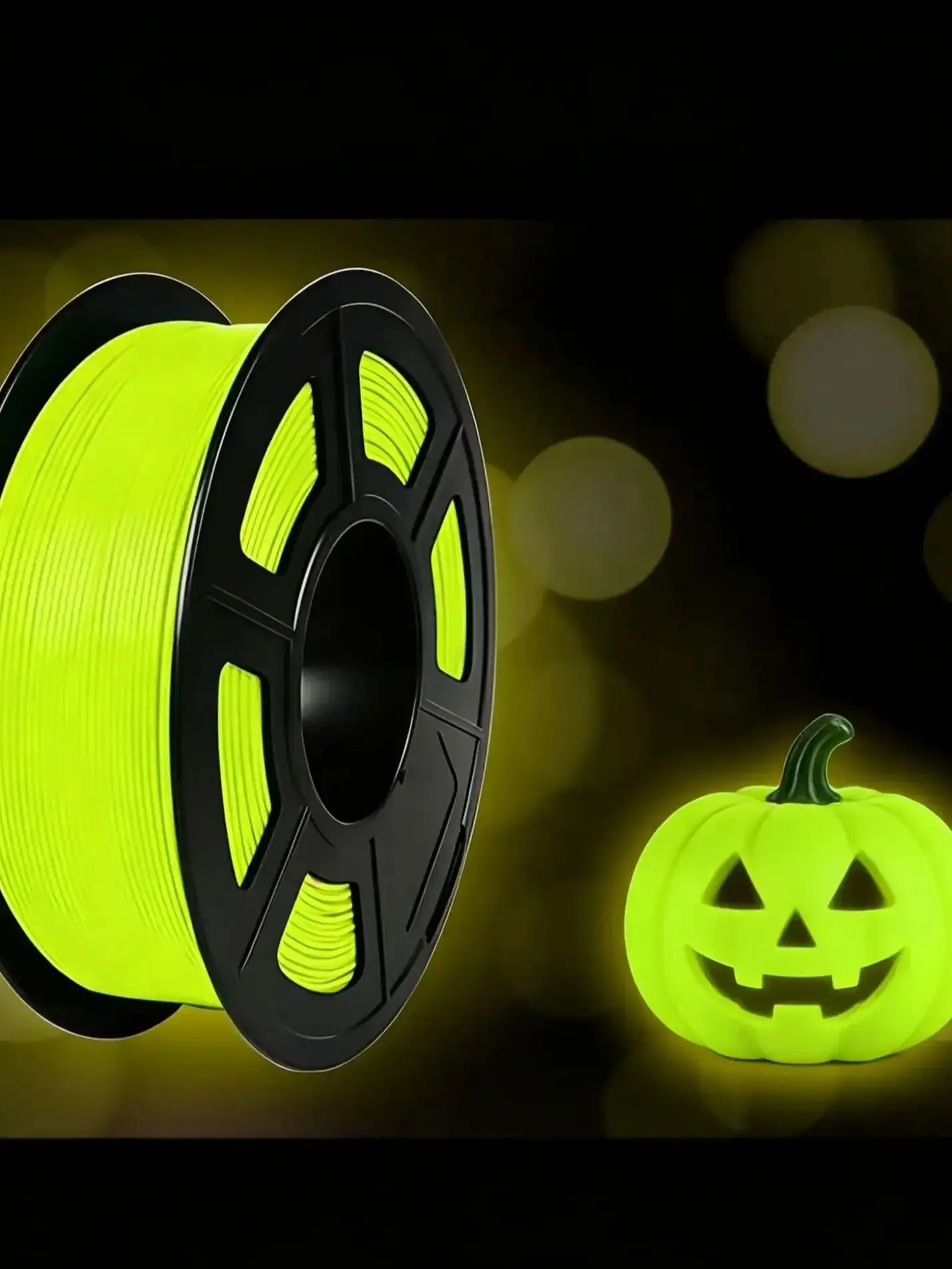 Filajoy3D Glow-in-the-Dark PLA 3D-printerfilamentbundel 1,75 mm regenboogkleur Dimensionale nauwkeurigheid +/- 0,03 mm voor 3D-printen
