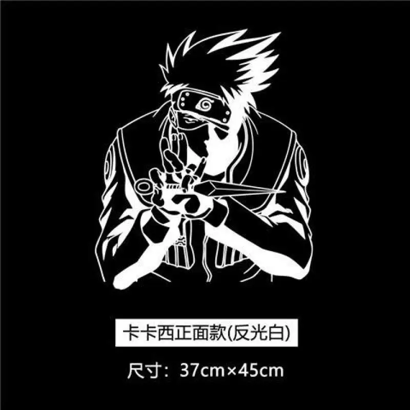 Naruto Akatsuki Anime Car Stickers Handsome Modified Motorcycle Fuel Tank Cap Stickers Car Door Decoration Waterproof Stickers