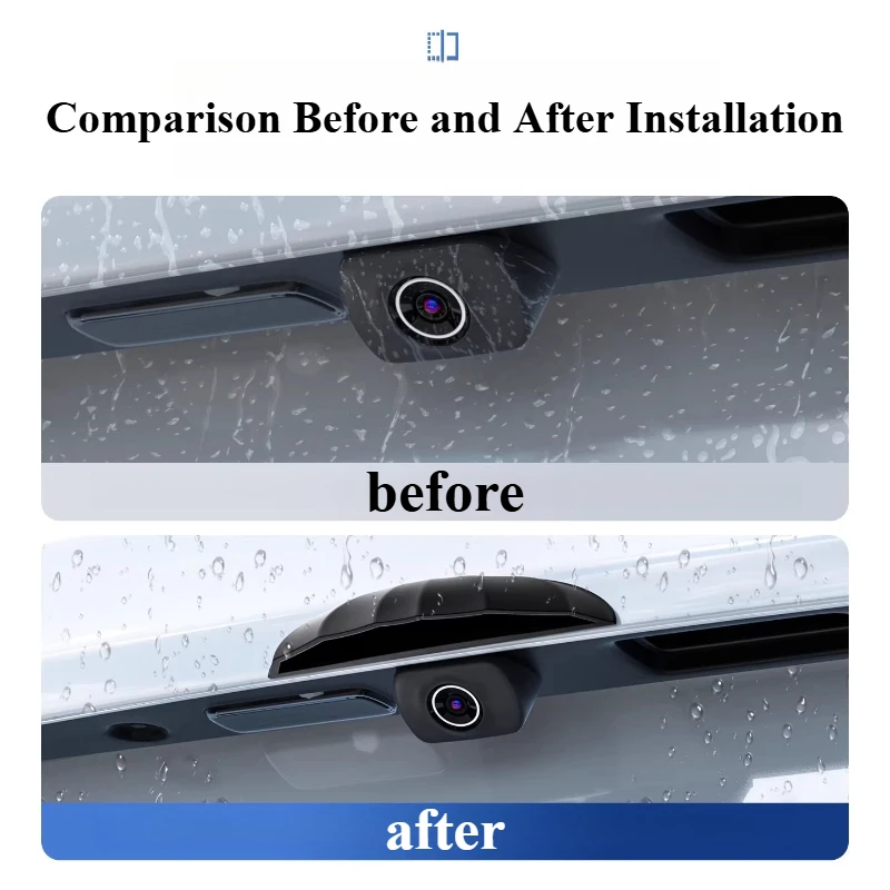 For MG4 EV /4 Electric/5/5 Scorpio/6/7 Reversing Camera Rain Cover 360 Image Rain Baffle Car Interior Modification Accessories