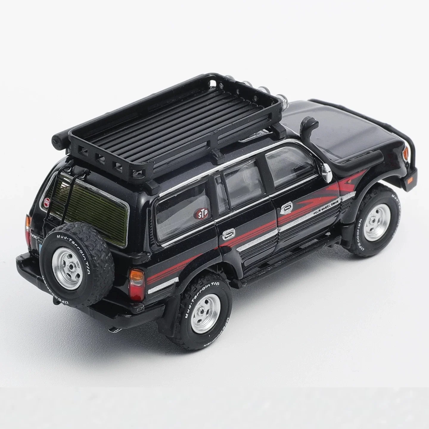 GCD 1:64 LandCruiser LC80 modifiziertes Legierungsautomodell mit Zubehör