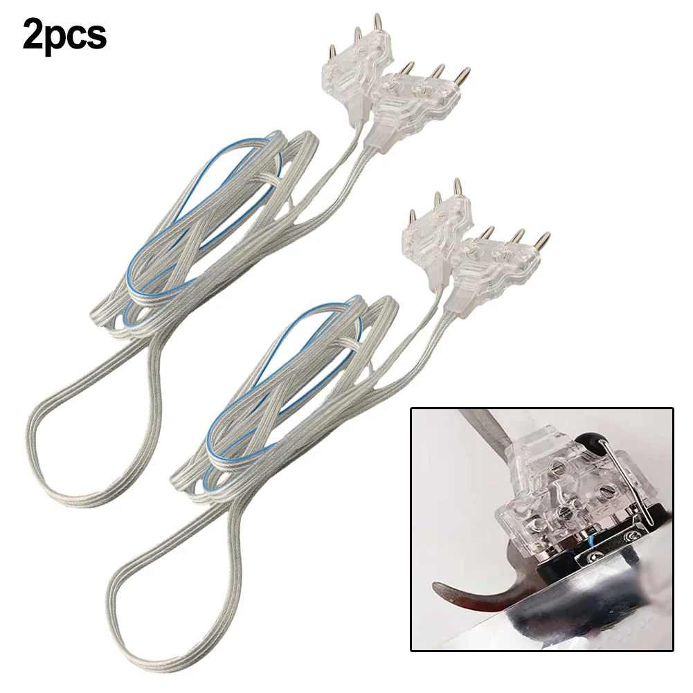 2Pcs Sport Fencing Body Cords For Foil Epee Body Cords 50cm Mask Cords Wire Fencing Hand Line Clamp Equipment Sports Accessories