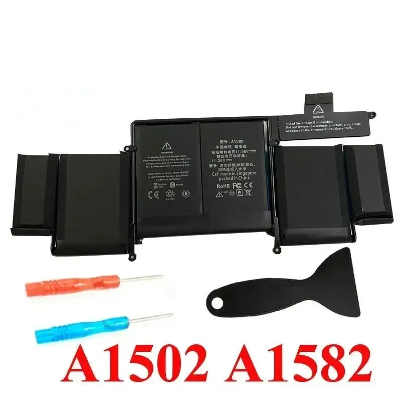 

US.EU A1582 Аккумулятор для Macbook Pro 13 дюймов A1502 Аккумулятор 2015 Retina