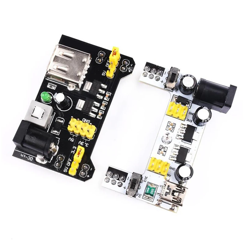 MB102 Breadboard Power Supply Module /MB102 white Breadboard Dedicated Power Module 2-way 3.3V 5V MB-102 Solderless Bread Board