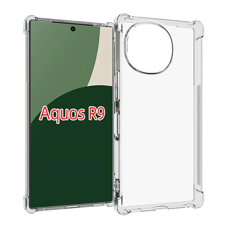 Transparent For Sharp Aquos R9 R7 R8 R8s Pro Zero 6 Wish 4 3 Sense 8 6S 7 Plus Case Soft Back Clear Back Cover