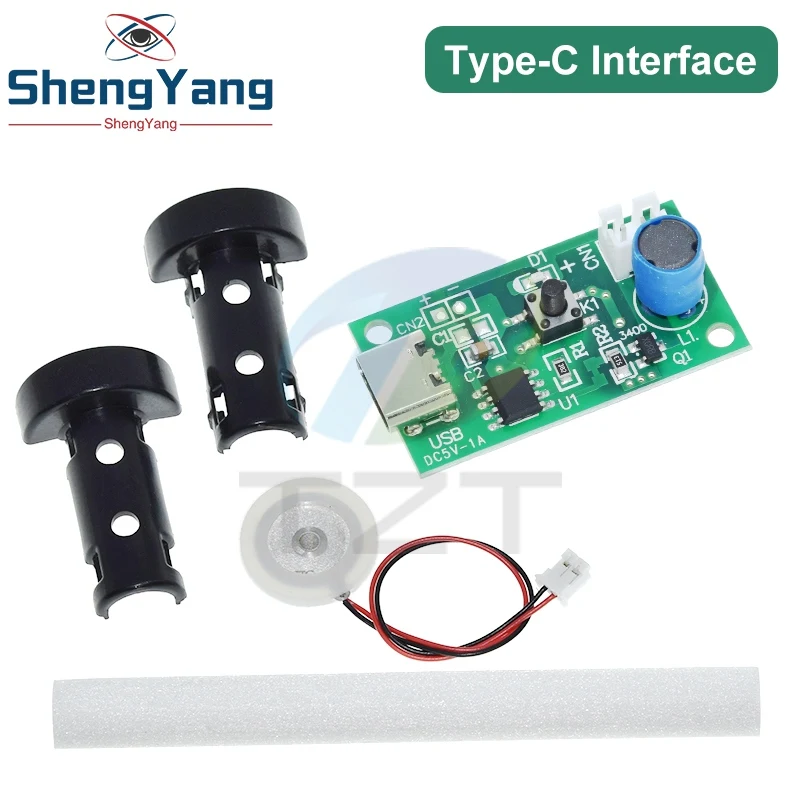 USB Mini Humidifier DIY Kits Mist Maker and Driver Circuit Board Fogger Atomization Film Atomizer Sheet Mini Oscillating image 5