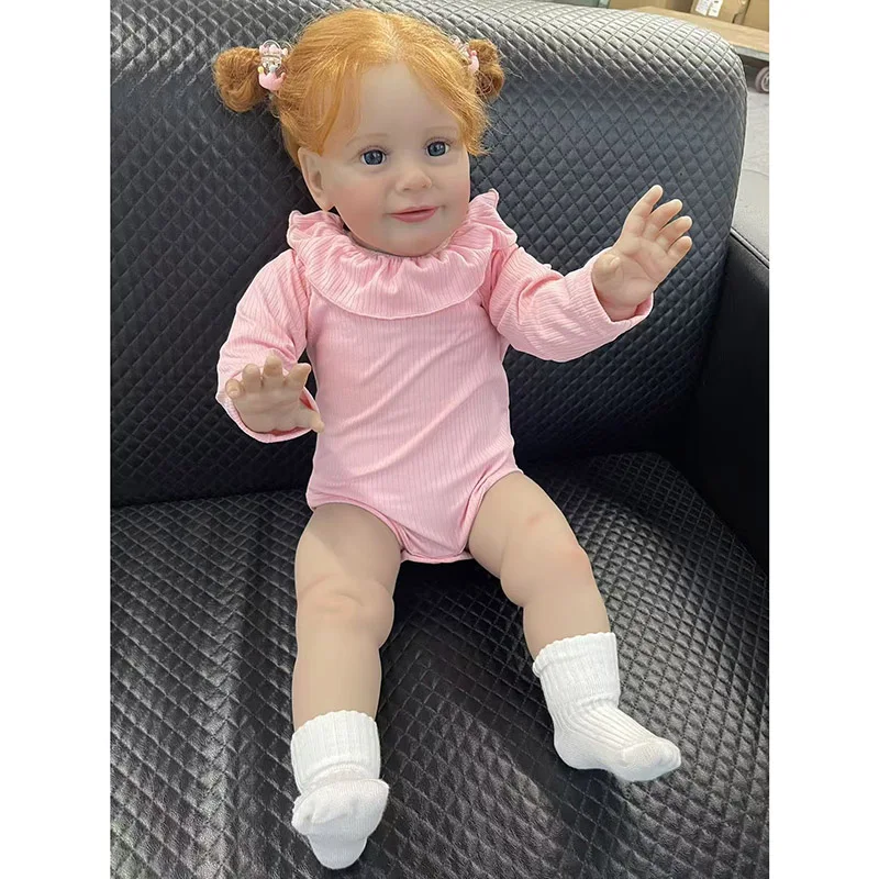 66cm リボーンドール 幼児 女の子 ゾーイ 根付いた髪 26インチ コットンボディ 高品質 手描き人形