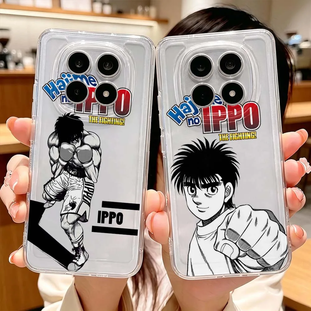 Hajime No Ippo Comics For Xiaomi POCO X7 X6 X5 F7 F6 F5 F4 M8 M6 C85 C71 Pro Protective Transparent Phone Case Cover