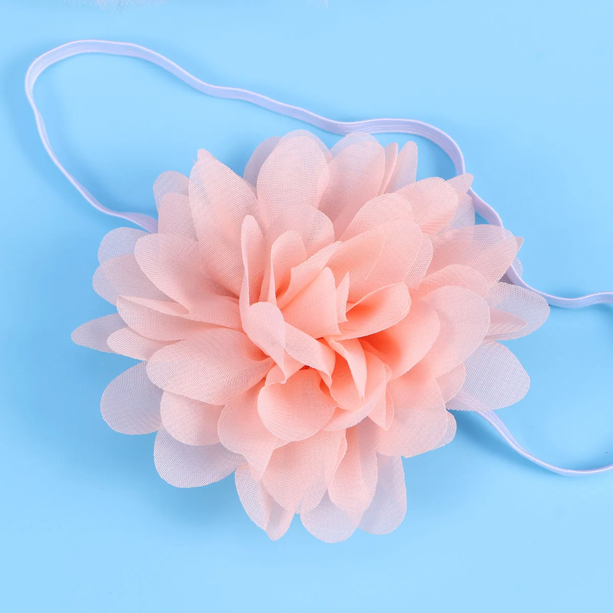 

Colorful Tutu Skirt Pink Elastic Flower Headband Soft Lightweight Polyester Fabric Photography Dress Girls Tutu Skirt