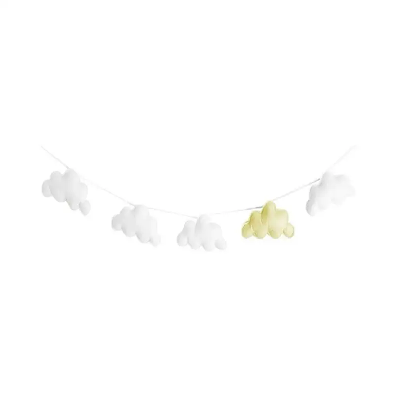 

U13F Baby Photography Props Felt Clouds Set Infant Photoshooting Props Newborn Photostudio Backdrop Posing Props Accessories