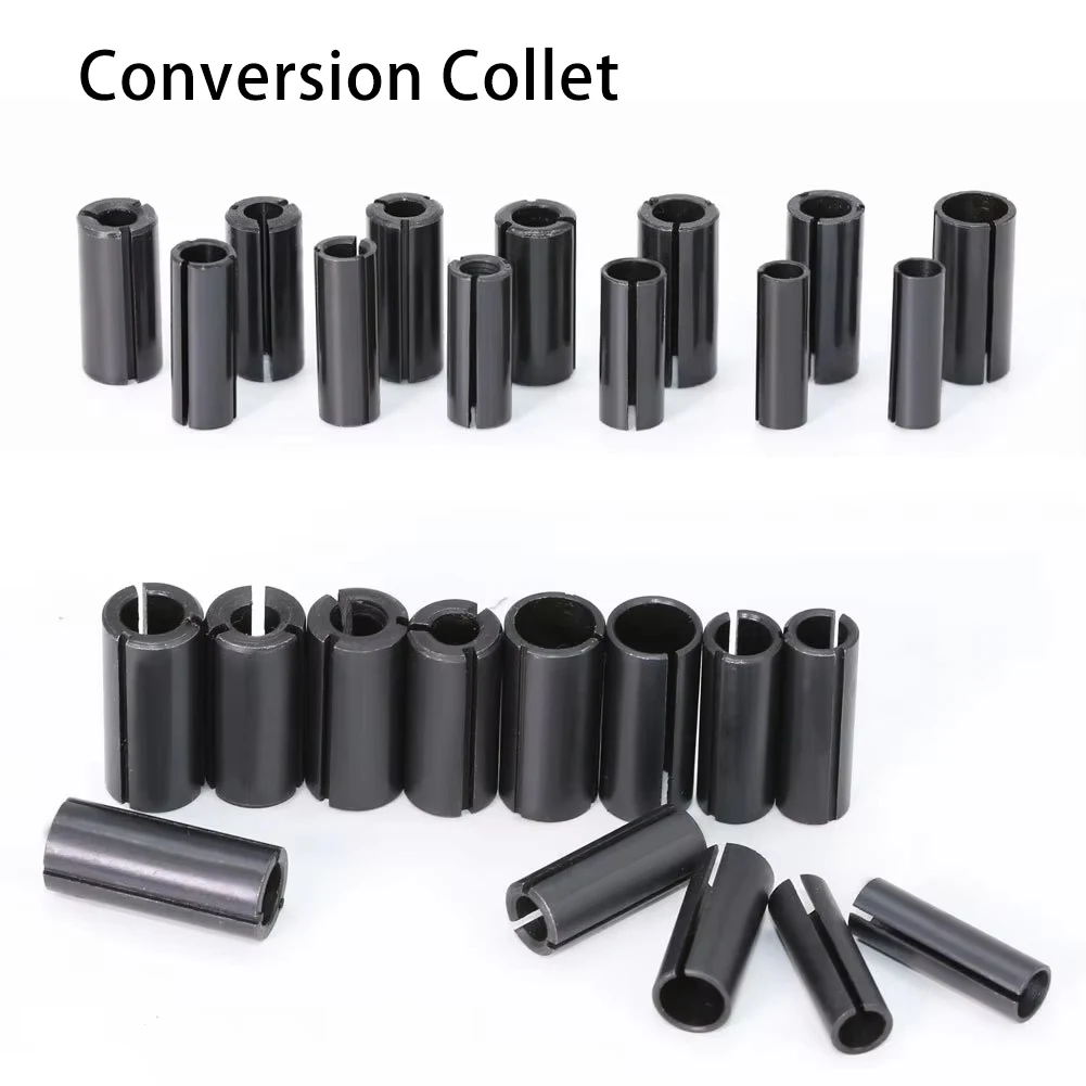 Multi Specification Conversion Collet Router Bit Adapter Sleeve Engraving Machine Trimmer Electric Wood Milling Connector Tool